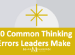 10 Common Training Errors Leaders Make