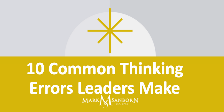10 Common Training Errors Leaders Make
